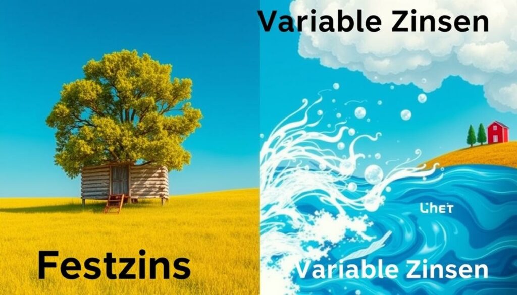 Festzins vs. Variable Zinsen