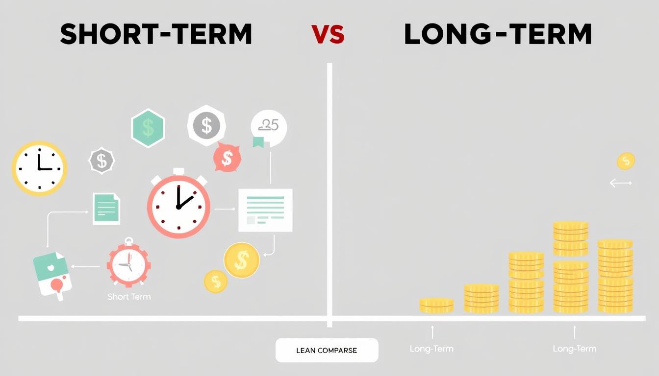 Unterschiede zwischen Kurz- und Langzeitkrediten