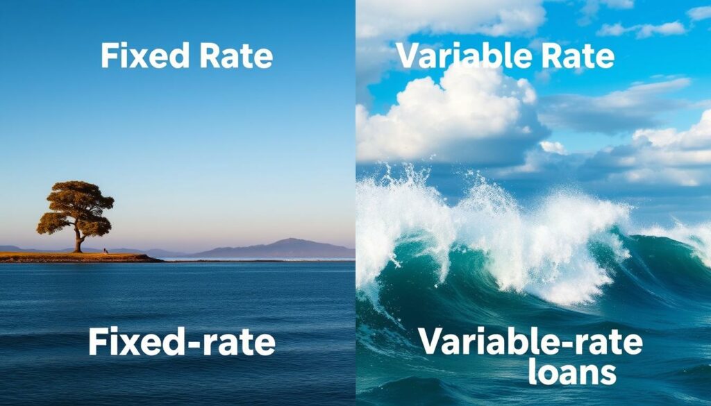 Vergleich Festzinsdarlehen und Variables Darlehen