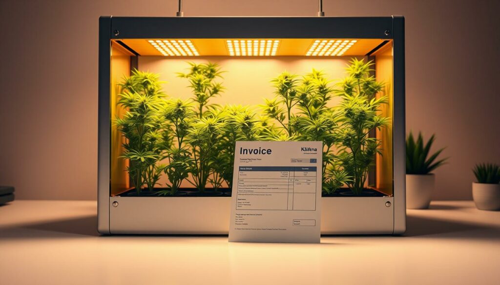 Growbox auf Rechnung ohne Klarna