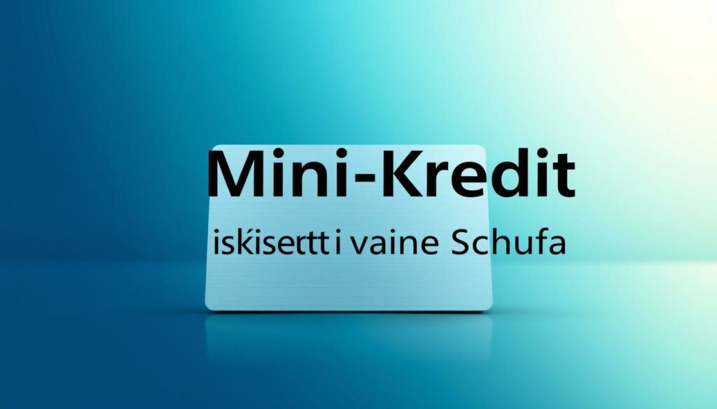 Mini-Kredit sofort ohne Schufa