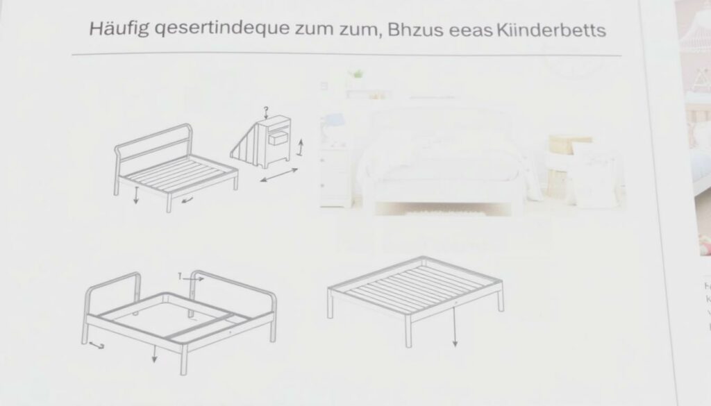 Montagehinweise für Kinderbetten