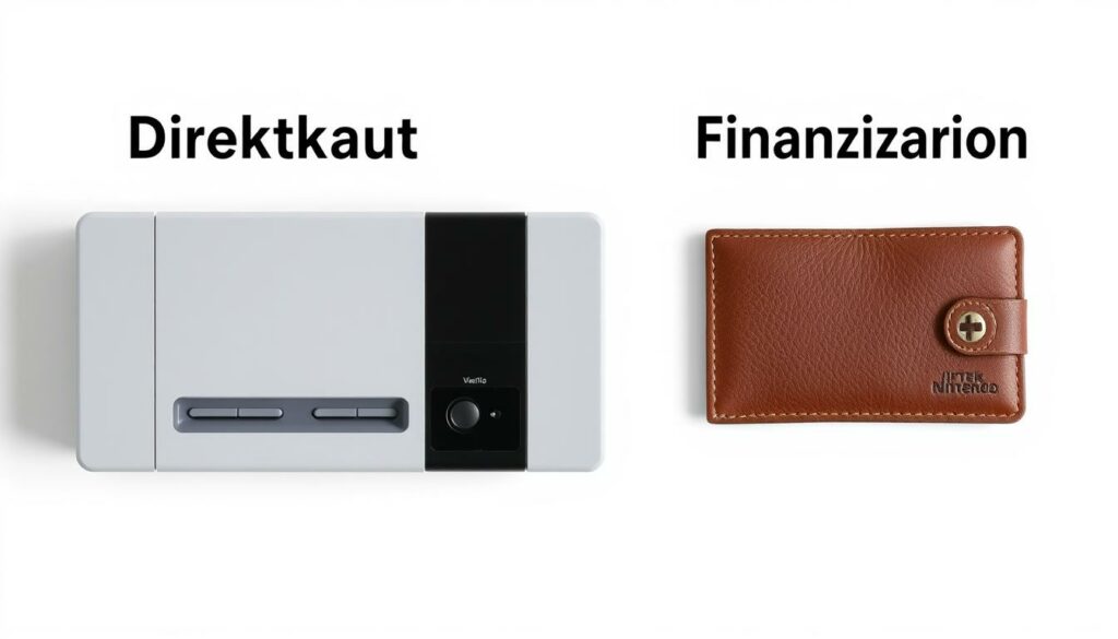 Nintendo Finanzierung vs Direktkauf