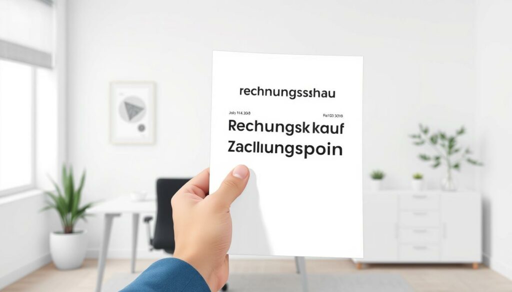 Rechnungskauf Zahlungsoption