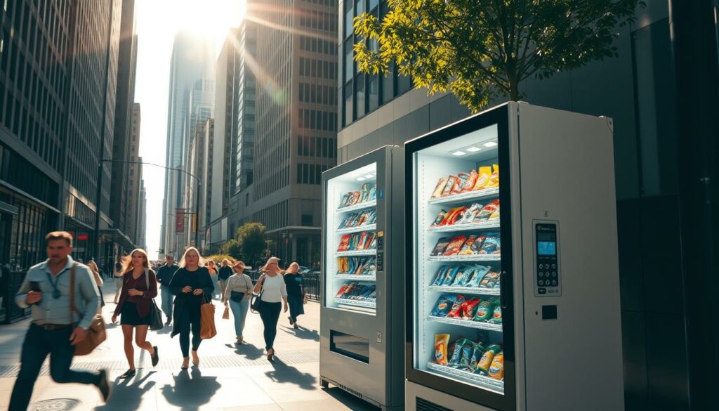 Strategische Standortwahl für Snackautomaten