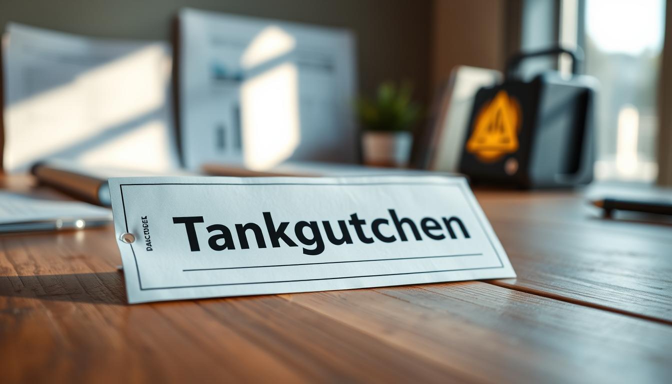 Tankgutschein auf Rechnung