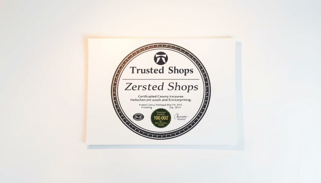 Trusted Shops Zertifikat