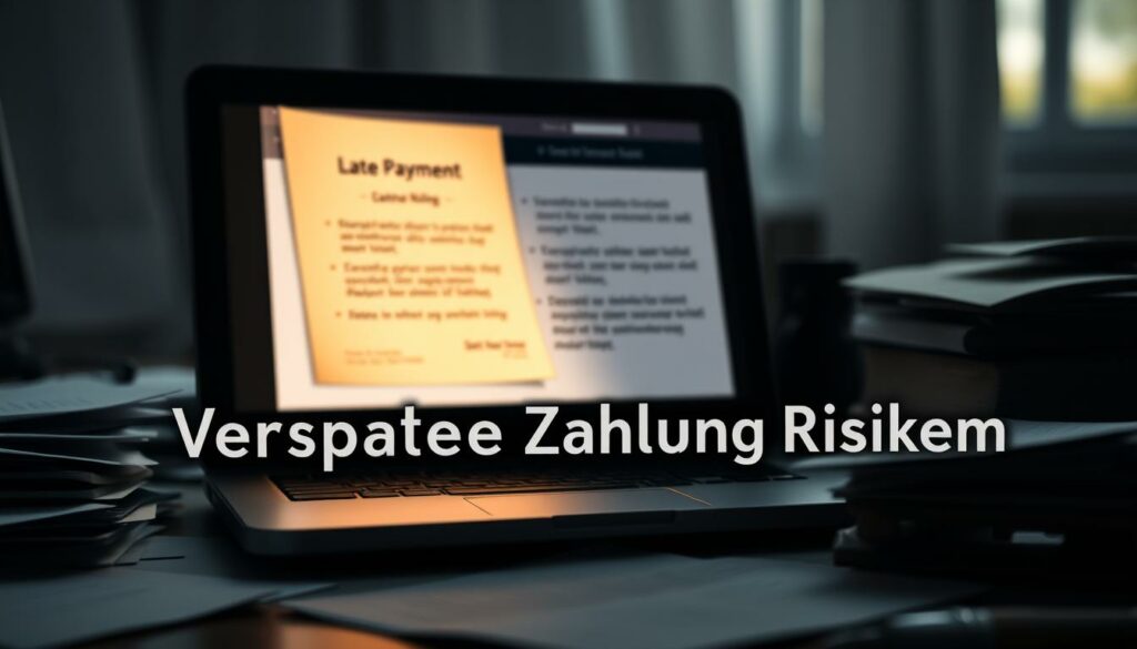 Verspätete Zahlung Risiken