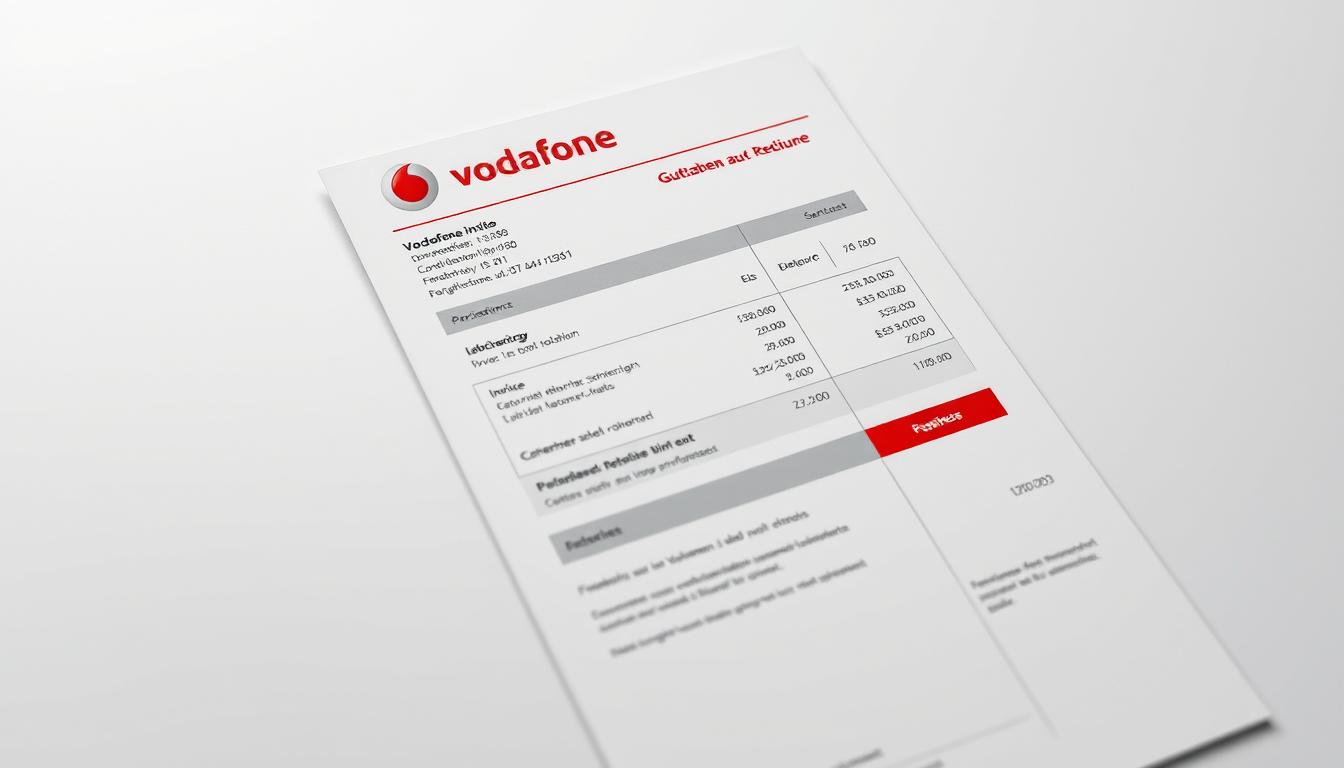 Vodafone Guthaben auf Rechnung