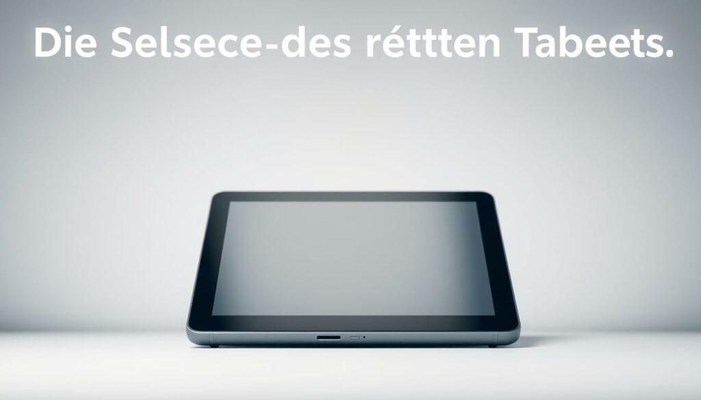 technische Merkmale von Tablets